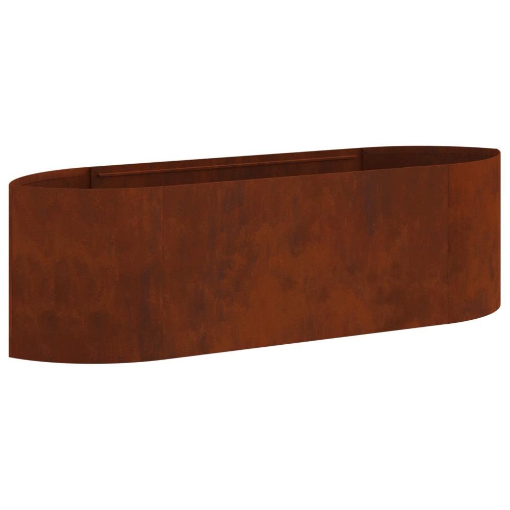 Produktbild för Höjd Trädgårdsbädd Väderbeständig stål 140 x 40 x 40 cm Stål