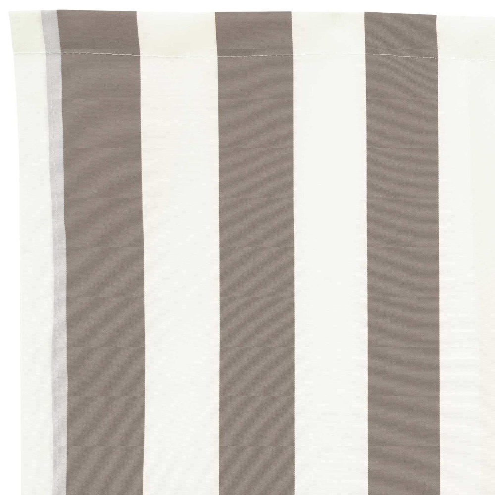 Produktbild för Markiskappa Ersättning Ljusgrå och vit. 3 m Polyester