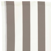 Produktbild för Markiskappa Ersättning Ljusgrå och vit. 4,5 m Polyester