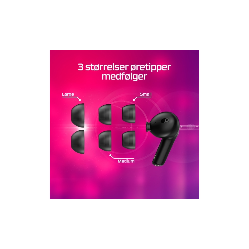 Produktbild för HyperX Cloud MIX Buds - True wireless-hörlurar med mikrofon