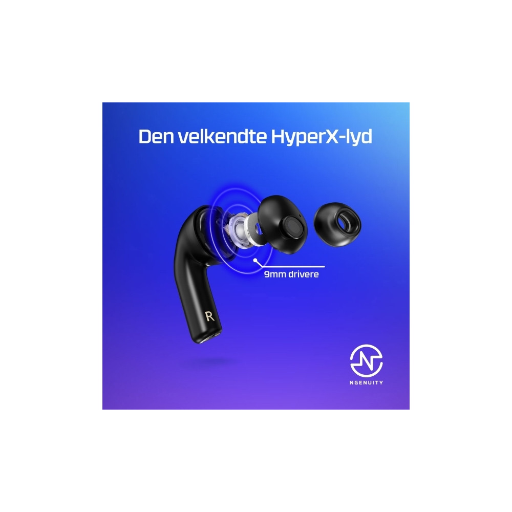 Produktbild för HyperX Cloud MIX Buds - True wireless-hörlurar med mikrofon