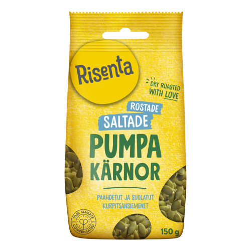 Risenta Risenta Rostade & Saltade Pumpakärnor 150g (Utgånget datum)