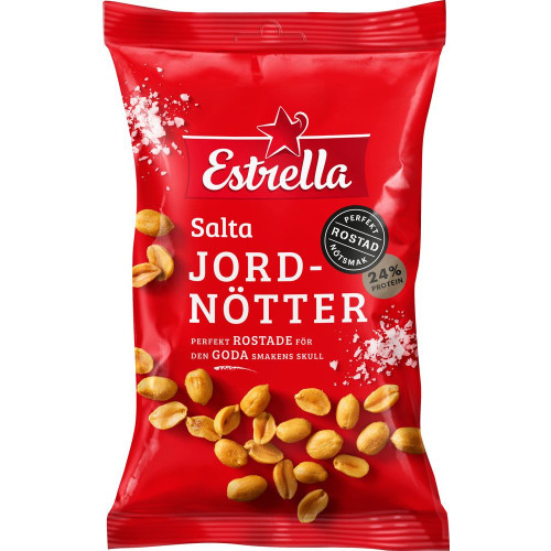 Estrella Jordnötter Salta 275 g (Utgånget datum)