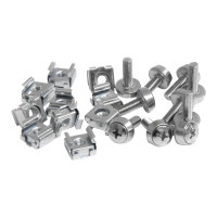 Produktbild för StarTech.com M5 Mounting Screws and Cage Nuts for Server Rack Cabinet - Pack of 50 Server Rack Screws (CABSCREWM5) - skruvar och muttrar för rack