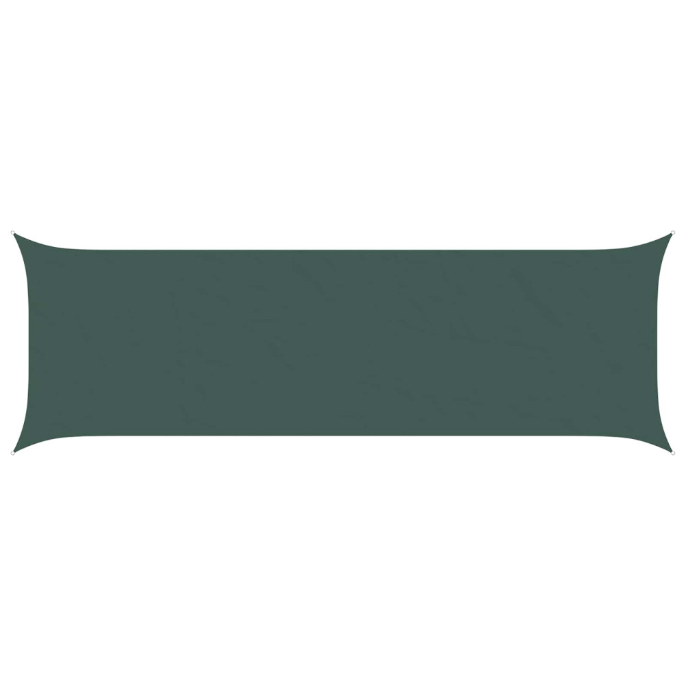 Produktbild för Solskugge segel Mörkgrön 2 x 6 m 100% polyester oxford