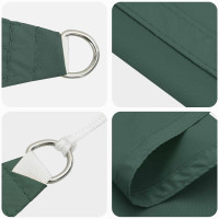 Produktbild för Solskugge segel Mörkgrön 2 x 6 m 100% polyester oxford