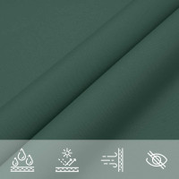 Produktbild för Solskugge segel Mörkgrön 2 x 6 m 100% polyester oxford