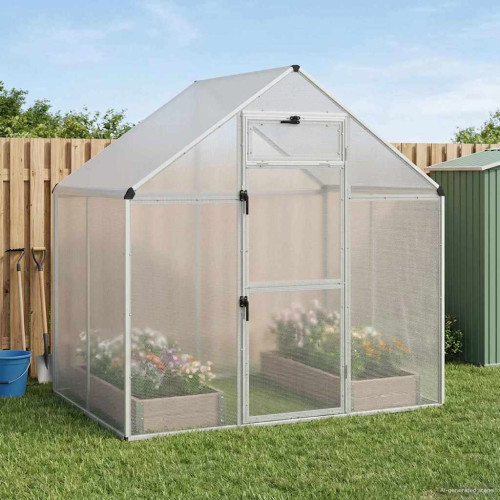 vidaXL Fågelbur Silver 181,5 x 110,5 x 173,5 cm Svetsat trådmask
