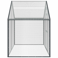 Produktbild för Fågelbur Antracit 181,5 x 110,5 x 173,5 cm Svetsat trådmask