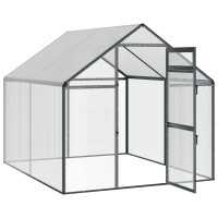 Produktbild för Fågelbur Antracit 181,5 x 221 x 173,5 cm Svetsat trådmask