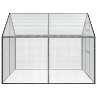 Produktbild för Fågelbur Antracit 181,5 x 221 x 173,5 cm Svetsat trådmask