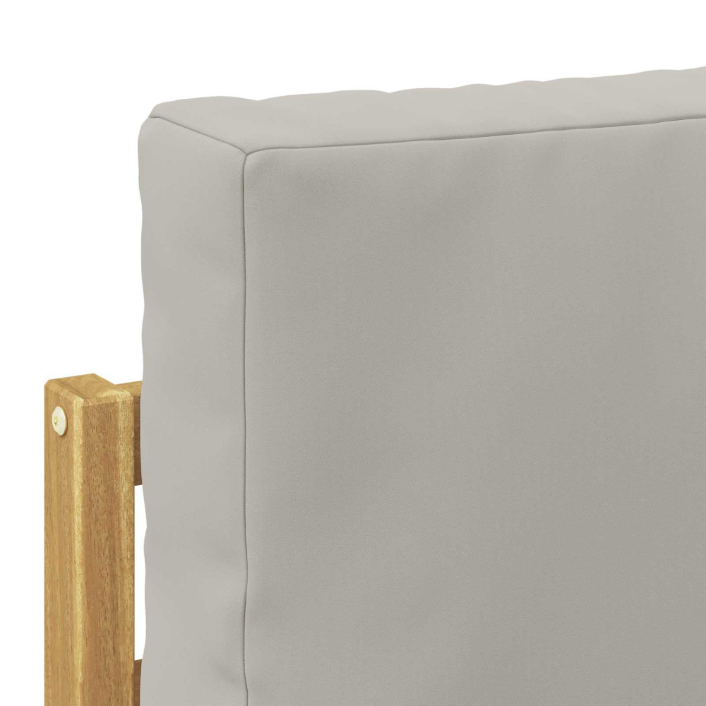 Produktbild för Utomhussoffset Vit och ljusgrå 59 x 63 x 73 cm