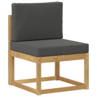 Produktbild för Utomhussoffset Vit och antracit 59 x 63 x 73 cm