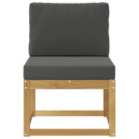 Produktbild för Utomhussoffset Vit och antracit 59 x 63 x 73 cm
