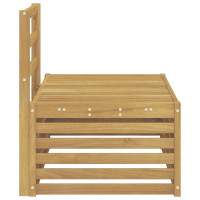 Produktbild för Utomhussoffset Vit 91 x 63 x 73 cm Massivt Akaciaträ