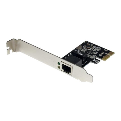 StarTech.com Startech PCI Express PCIe Gigabit nätverksserveradapter NIC-kort – Dubbelprofil - nätverksadapter - PCI Express x1 - Gigabit Ethernet