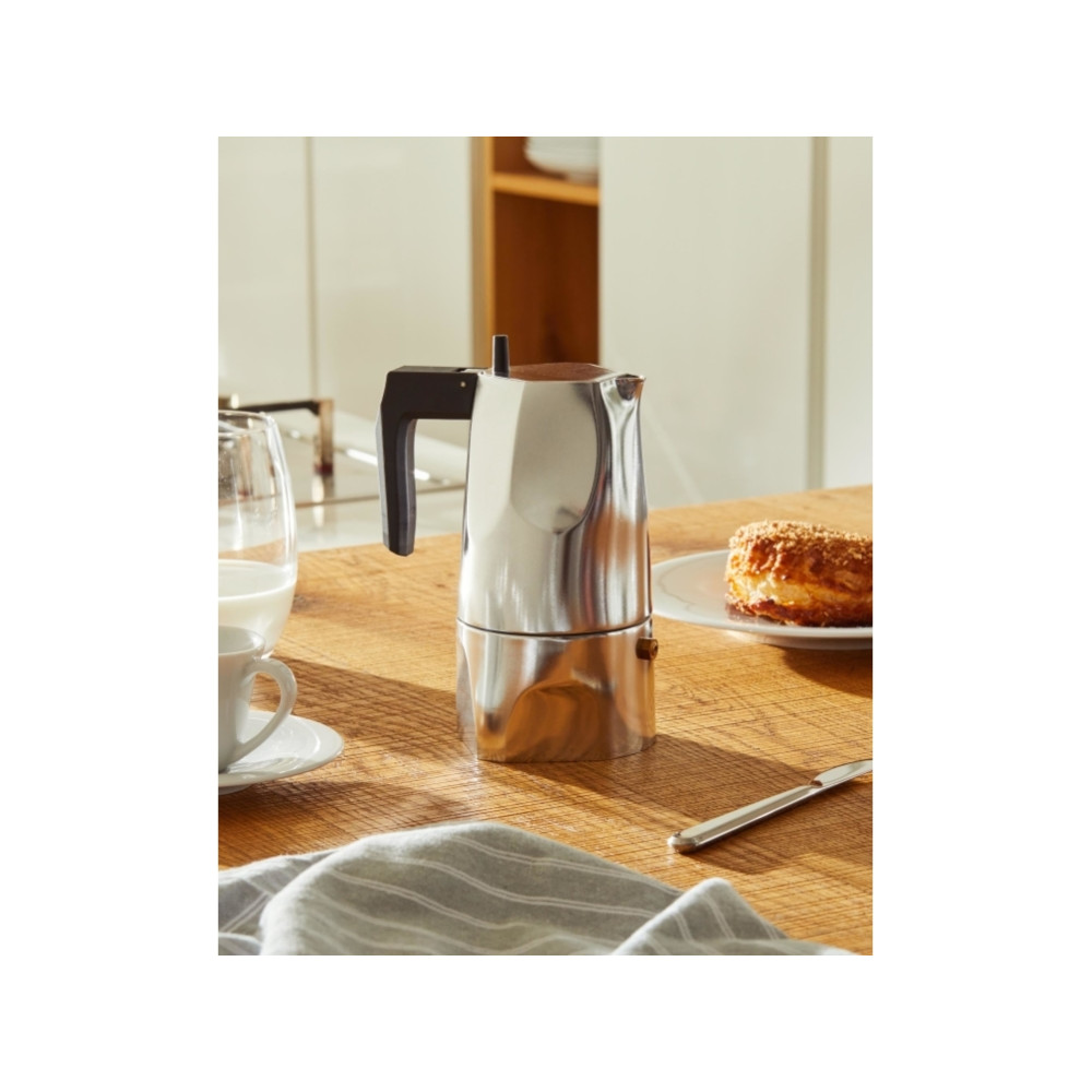 Produktbild för Alessi MT18/3, Mokabryggare, Gjuten aluminium, 120 mm, 85 mm...