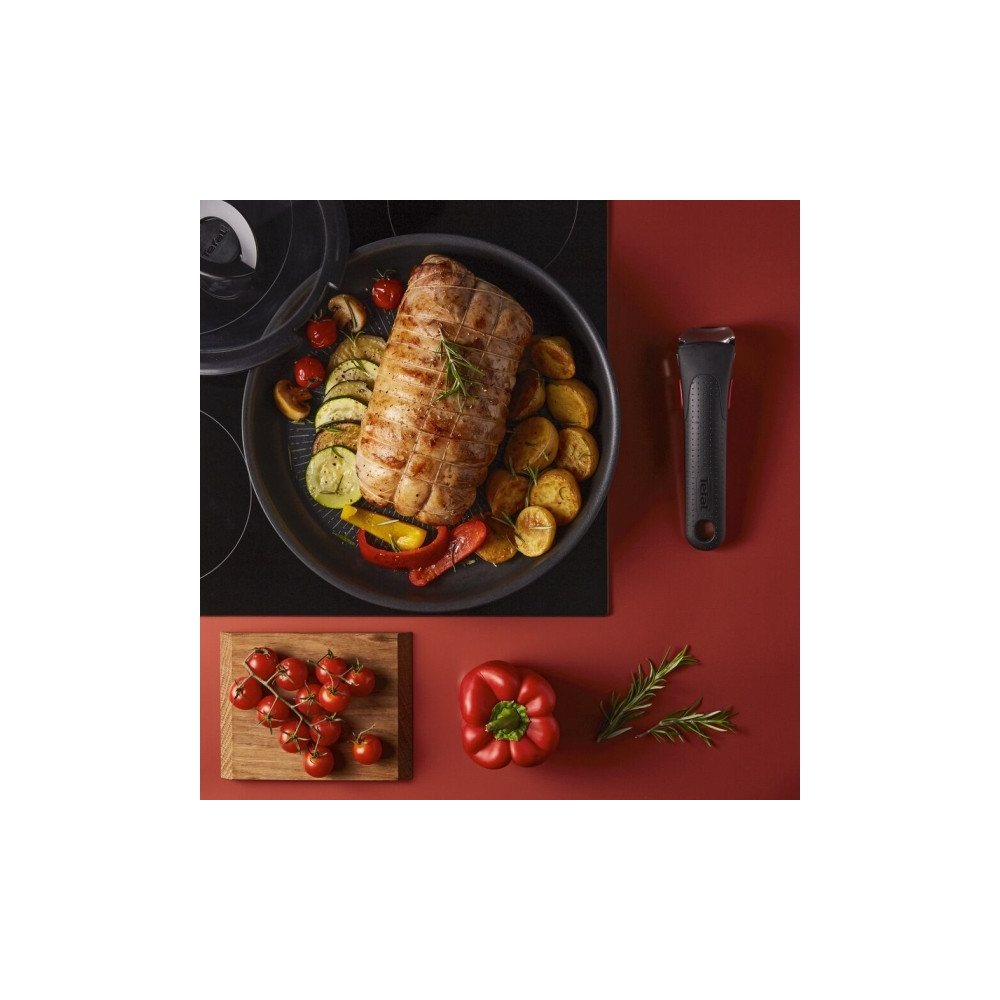 Produktbild för Tefal L76329, Svart, Aluminium, Titan, Thermo-Spot, Löstagba...
