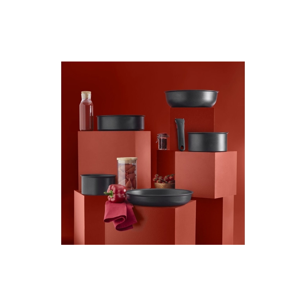 Produktbild för Tefal L76329, Svart, Aluminium, Titan, Thermo-Spot, Löstagba...