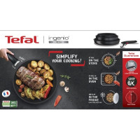 Produktbild för Tefal L76329, Svart, Aluminium, Titan, Thermo-Spot, Löstagba...