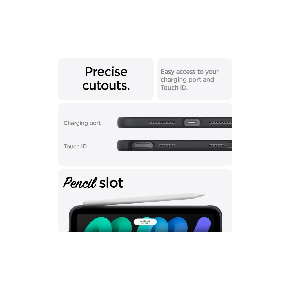 Produktbild för Spigen Nano Pop, Mobilskal, Apple, iPad Mini 7, 21,1 cm (8.3...