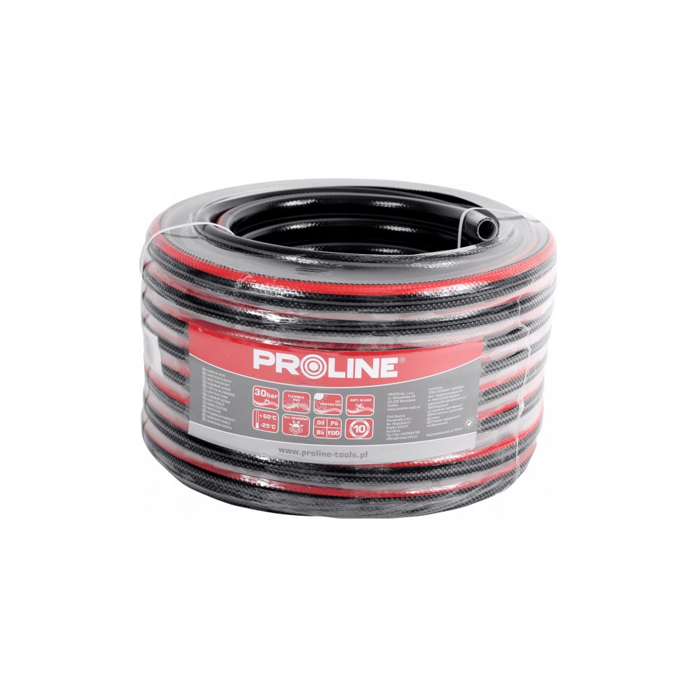 Produktbild för Pro-Line trädgårdsslang 4-lagers 1/2" 50 m rulle, premium (9...
