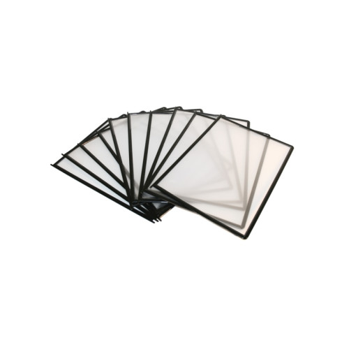 DJOIS PROBECO QuickLoad - displaypanel - för A4 - svart (paket om 10)