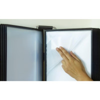 Produktbild för PROBECO QuickLoad - displaypanel - för A4 - svart (paket om 10)