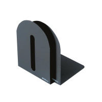 Produktbild för Bokstöd i metall, 15x15 cm, svart