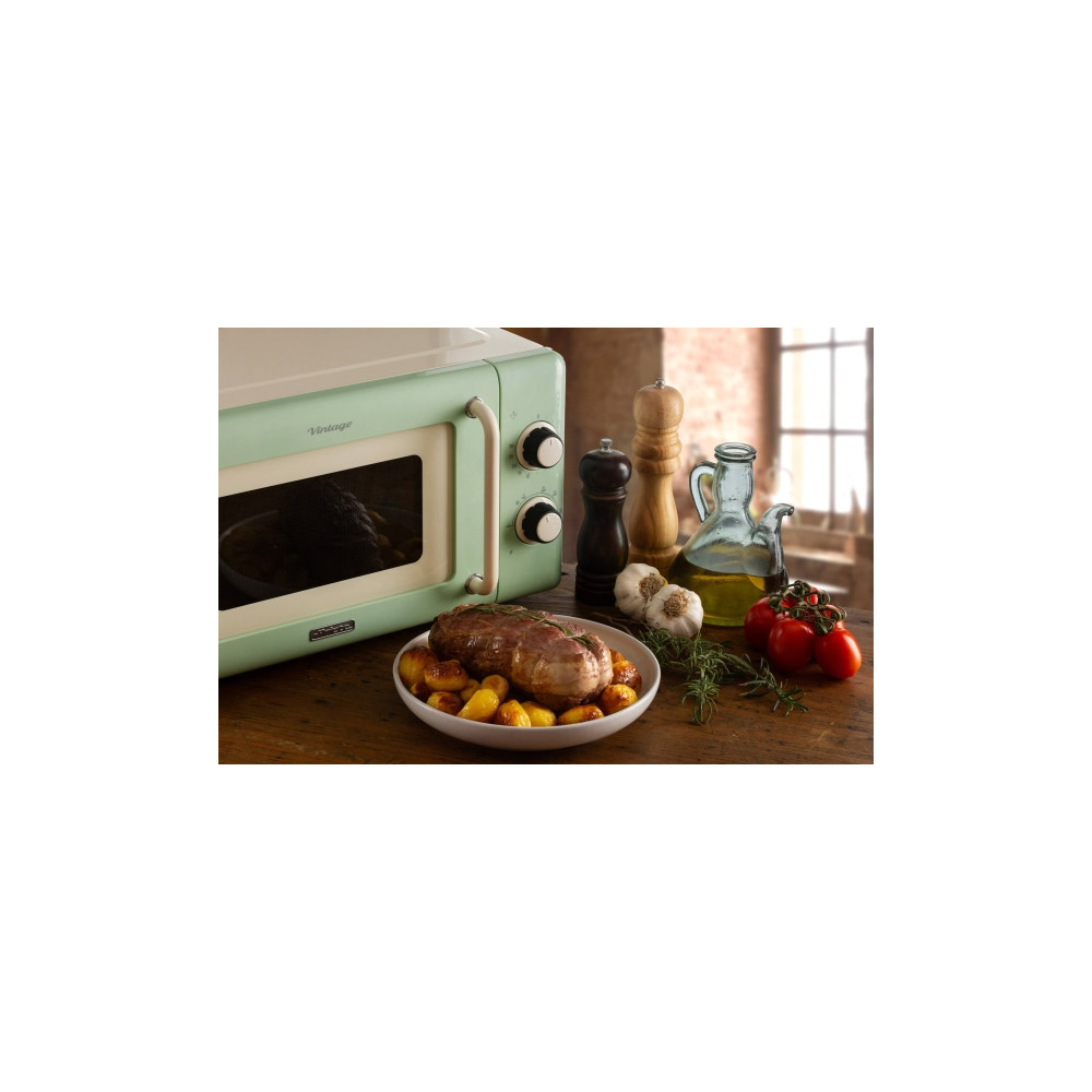 Produktbild för Ariete Vintage 3960 - mikrovågsugn - fristående - grön