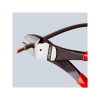 Produktbild för Knipex 74 02 160, Avbitartång, 2 mm, Stål, Plast, Blå, Röd,...