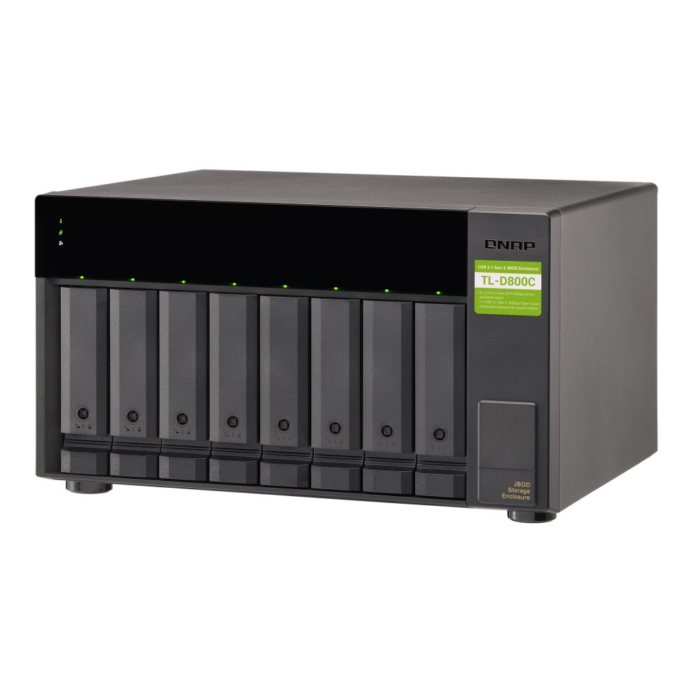 Produktbild för QNAP TL-D800C - hårddiskarray