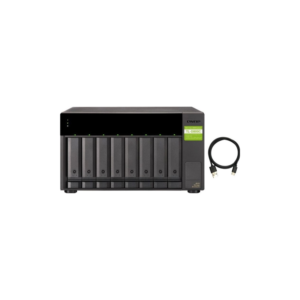 Produktbild för QNAP TL-D800C - hårddiskarray