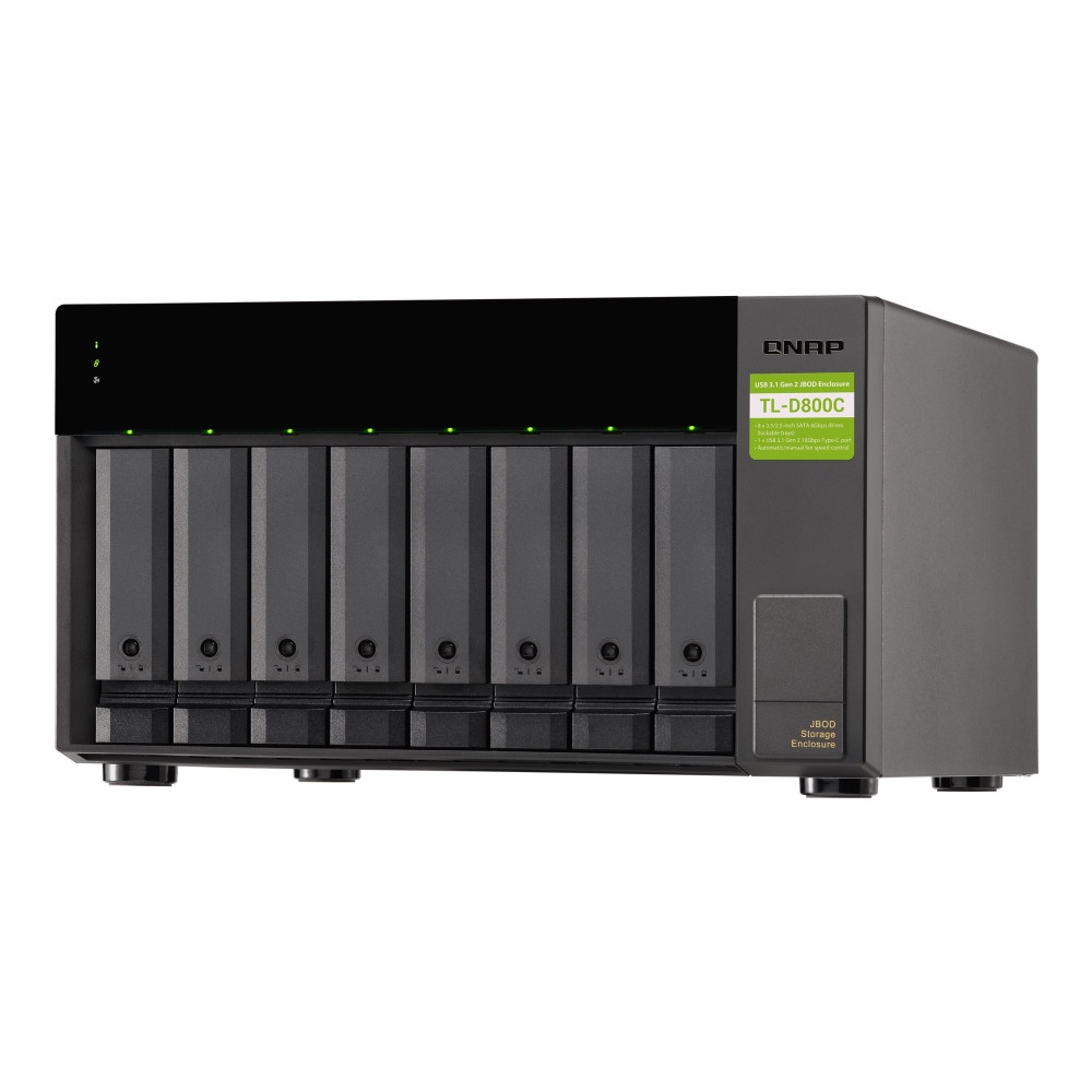 Produktbild för QNAP TL-D800C - hårddiskarray