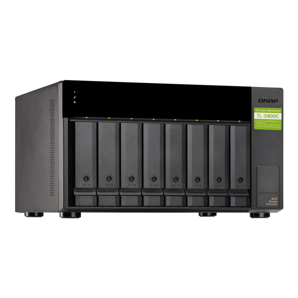 Produktbild för QNAP TL-D800C - hårddiskarray