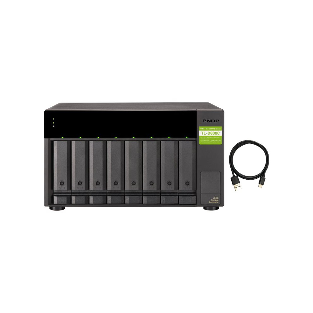 Produktbild för QNAP TL-D800C - hårddiskarray