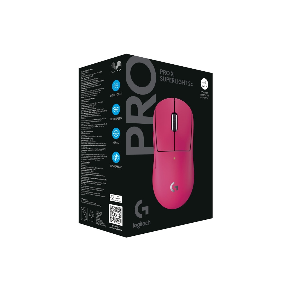 Produktbild för Logitech G PRO X SUPERLIGHT 2C