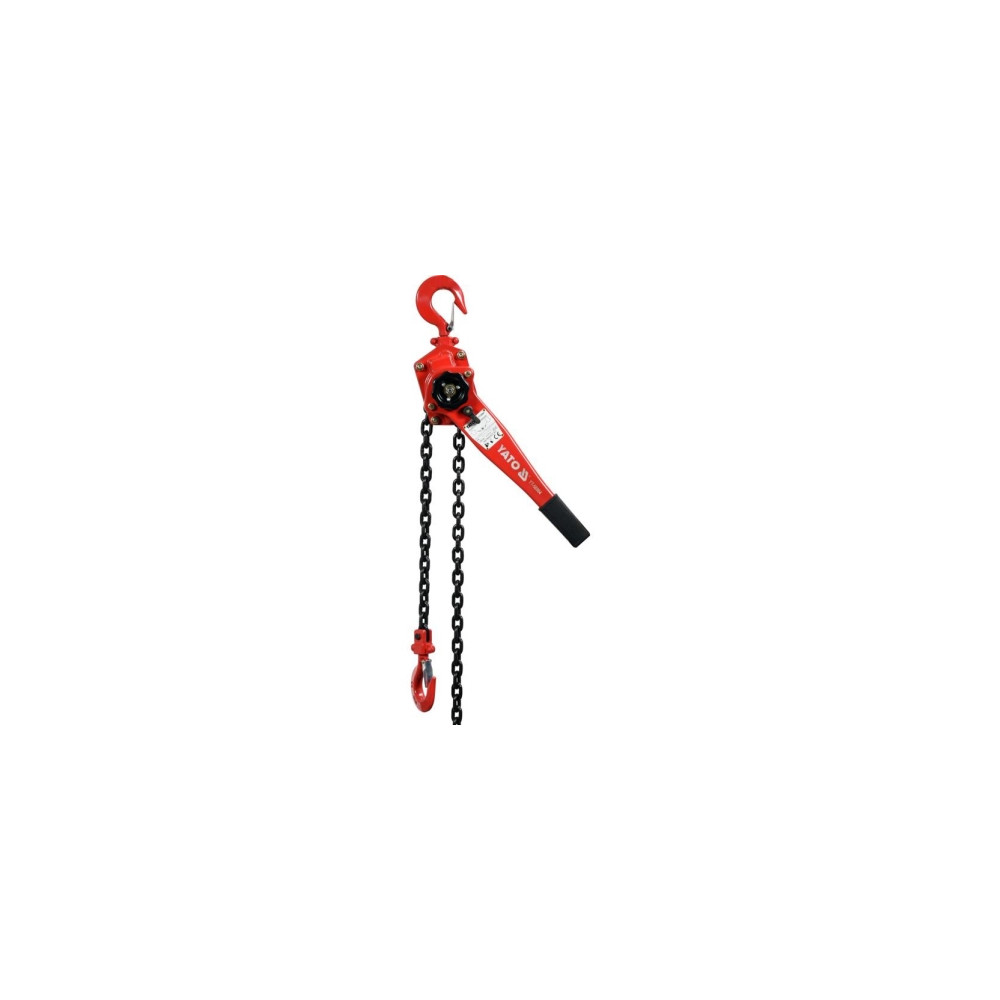 Produktbild för Yato YT-58964, Kedjehiss, 1500 kg, 1,5 m, 1,5 mm, Svart, Röd...