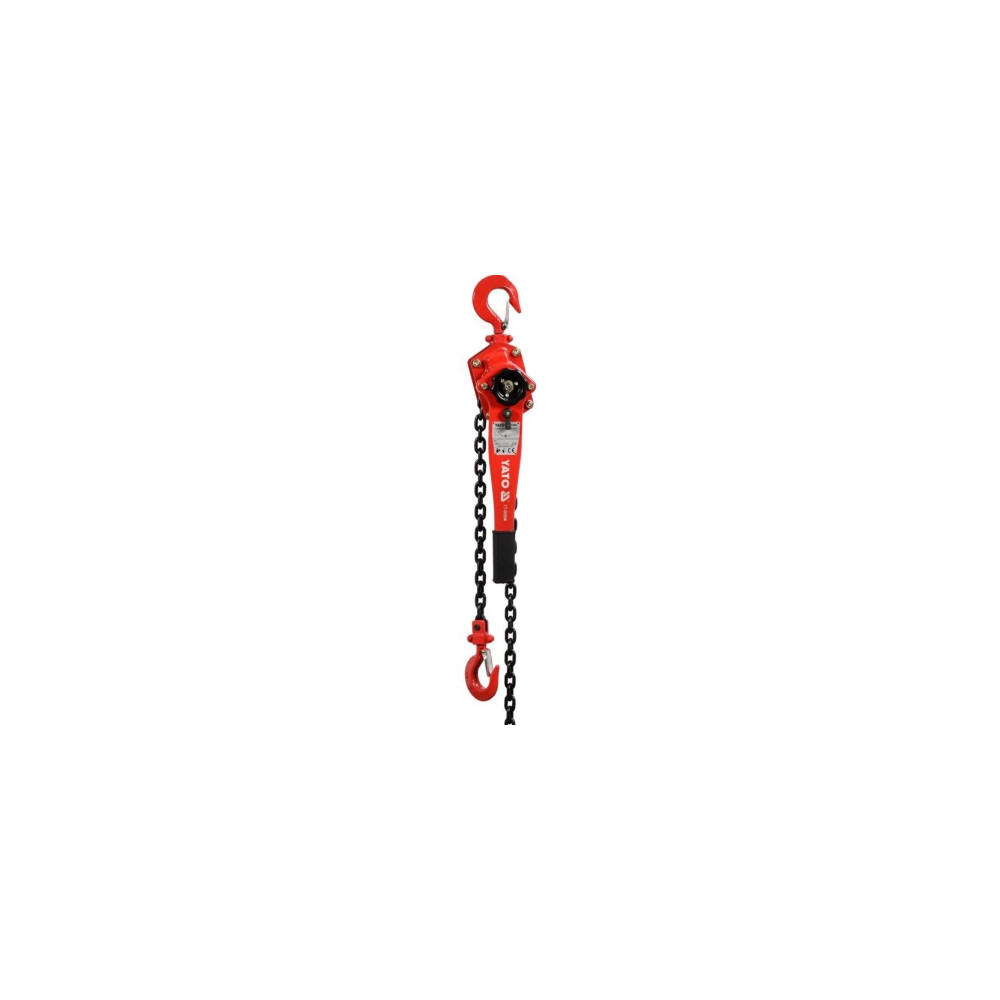 Produktbild för Yato YT-58964, Kedjehiss, 1500 kg, 1,5 m, 1,5 mm, Svart, Röd...