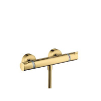 Produktbild för hansGrohe Ecostat Comfort duschtermostat, polerad guld-optik