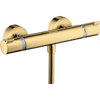 Produktbild för hansGrohe Ecostat Comfort duschtermostat, polerad guld-optik