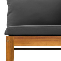 Produktbild för 3 pcs Lounge-set Massivt Akaciaträ Naturlig