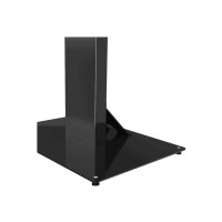 Produktbild för HI-ND Floorstand Glass with Casing 55" ställ - för LCD-panel för digital skyltning - svart, RAL 9005