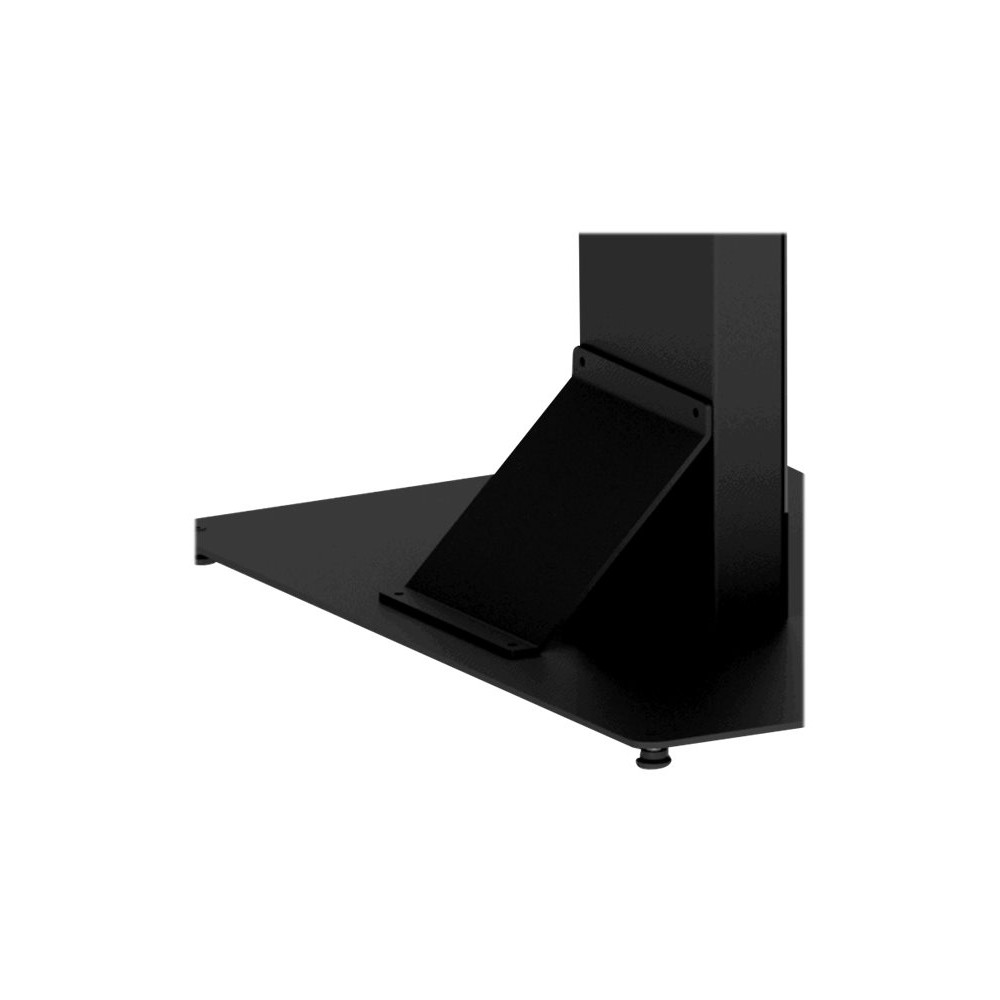 Produktbild för HI-ND Floorstand Glass with Casing 55" ställ - för LCD-panel för digital skyltning - svart, RAL 9005