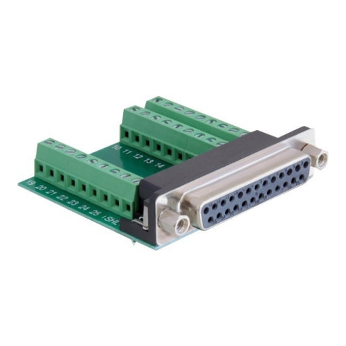 DeLOCK Delock - seriell adapter - DB-25 till 9-stifts terminalblock