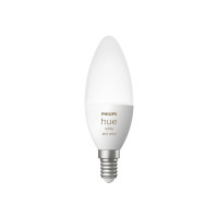 Produktbild för Philips Hue White and Color Ambiance - LED-glödlampa - form: B39 - E14 - 4 W - 16 miljoner färger - 2000-6500 K (paket om 2)