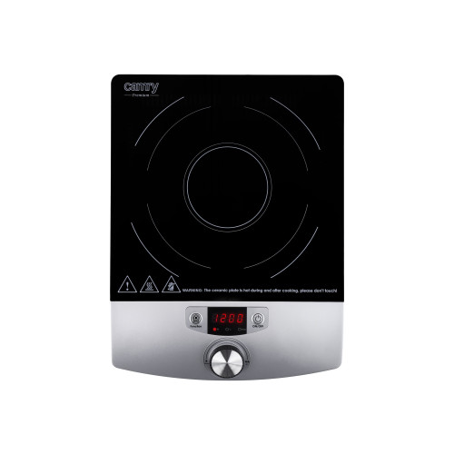 ADLER Camry Premium CR 6515 - induktionsvärmeplatta - svart/silver