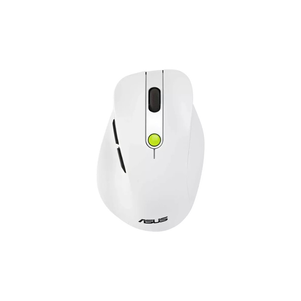 Produktbild för ASUS MD105 - mus - 2.4 GHz, Bluetooth - voltgrön
