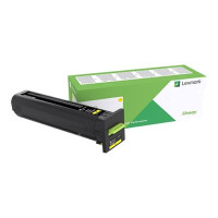 Produktbild för Lexmark - Lång livslängd - gul - original - tonerkassett - LCCP, Lexmark Corporate