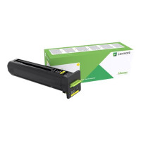 Produktbild för Lexmark - Lång livslängd - gul - original - tonerkassett - LCCP, Lexmark Corporate